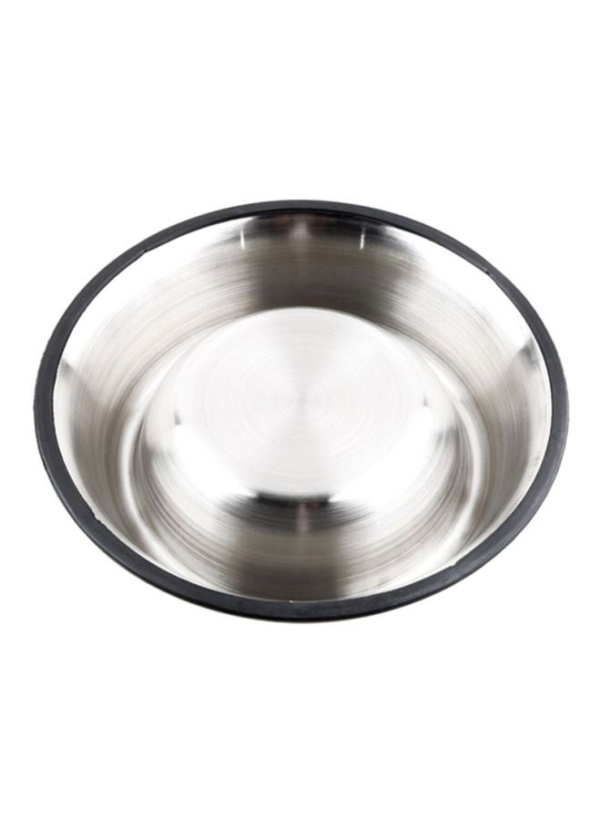 أوتاد وعاء من الاستانلس ستيل للماء والطعام فضي - Image 3