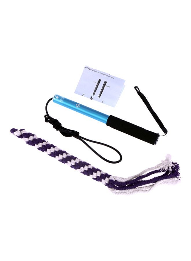 ANSELF Extendable Pole Rope Exerciser Blue/Black - Image 1