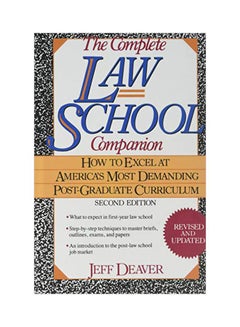 The Complete Law School Companion: How To Excel At America's Most Demanding Post-Graduate Curriculum hardcover english - 16 Apr 1992 