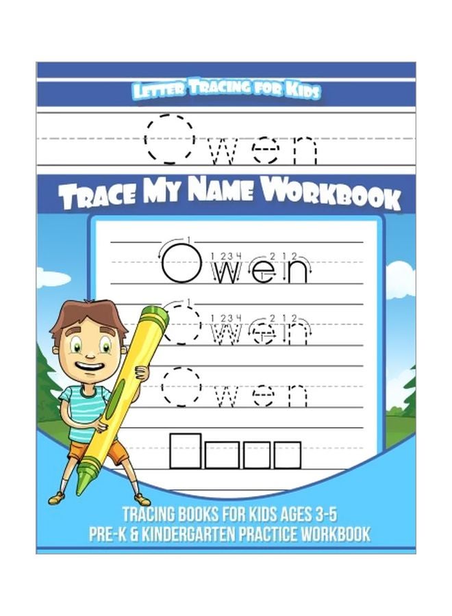 Letter Tracing For Kids Owen Trace My Name Workbook paperback english - 07 Dec 2017
