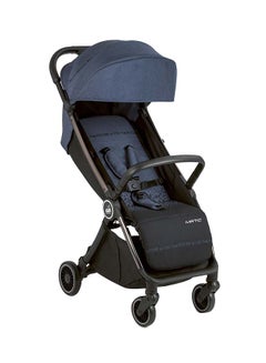 cam Matic Single Stroller With Transport Bag - Navy Blue/Black - Suitable from birth  - Image 1
