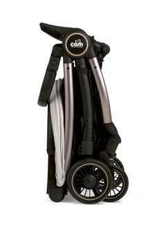 cam Matic Single Stroller With Transport Bag - Navy Blue/Black - Suitable from birth  - Image 5