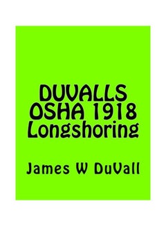 Duvalls Osha 1918 Longshoring paperback english - 20 Nov 2017 