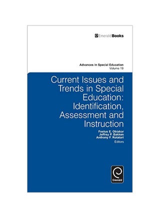 القضايا والاتجاهات الحالية في التربية الخاصة: التعريف والتقييم والتعليم - v1594987458/N39140821A_1