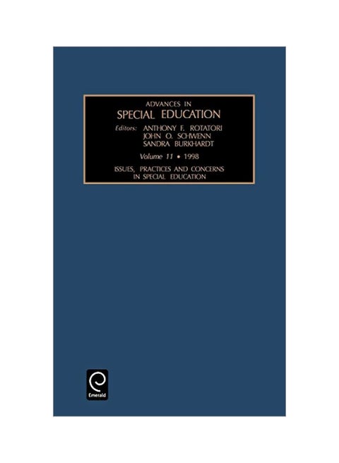 Issues, Practices, And Concerns In Special Education hardcover english - 24 Apr 1998