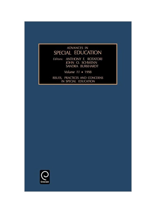 Issues, Practices, And Concerns In Special Education hardcover english - 24 Apr 1998