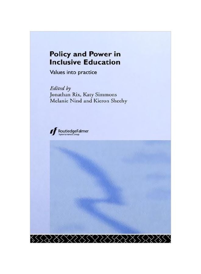 Policy And Power In Inclusive Education: Values Into Practice hardcover english - 11 Nov 2004
