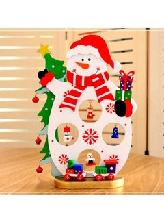 OUTAD Snowman Table Desktop Ornament Multicolour  - Image 2