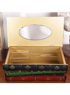 Sharpdo Vintage Book Style Napkin Holder Multicolour  - Image 2
