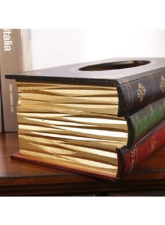 Sharpdo Vintage Book Style Napkin Holder Multicolour  - Image 4