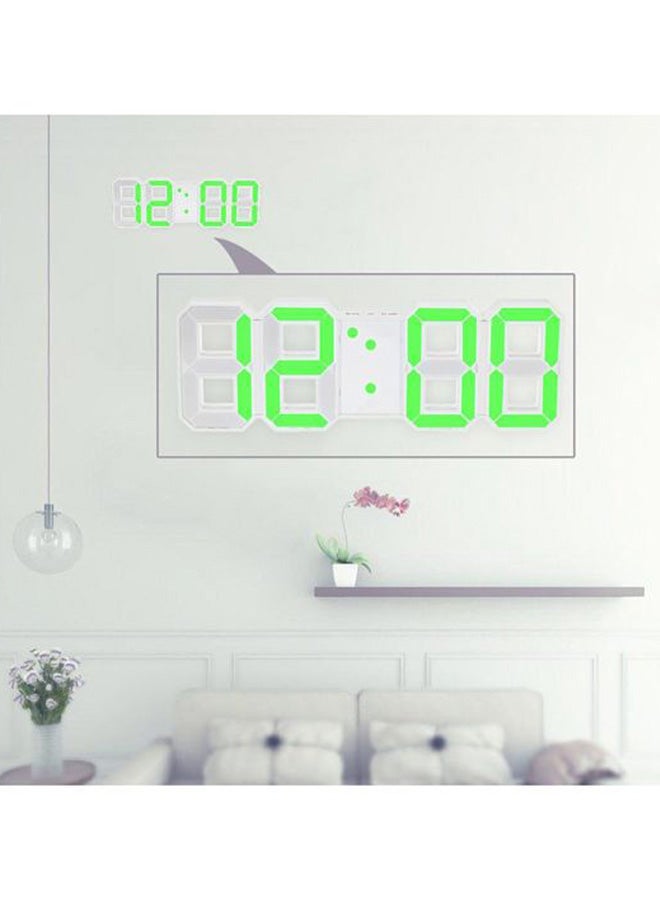 OUTAD - Modern Design Large Size Digital LED Wall Clock White - Image 1