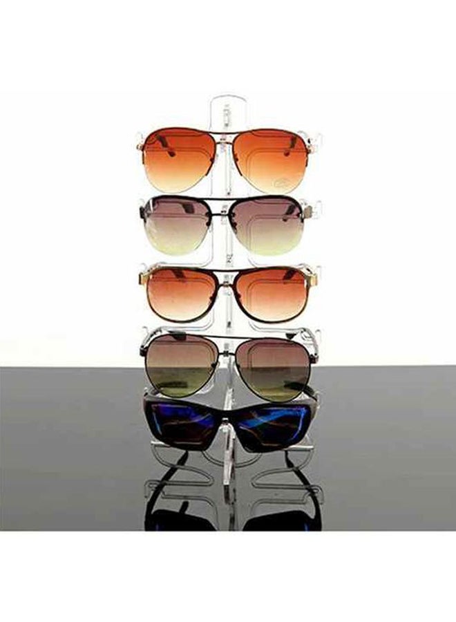 OUTAD 5 Layer Sunglasses And Eyeglass Display Stand Clear 310x160x160mm - Image 2