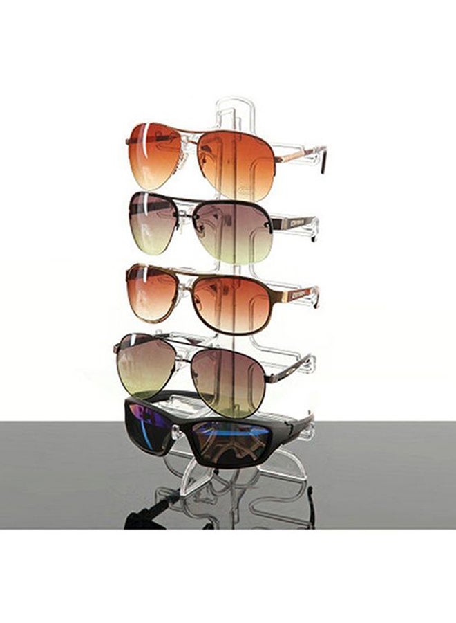 OUTAD 5 Layer Sunglasses And Eyeglass Display Stand Clear 310x160x160mm - Image 3