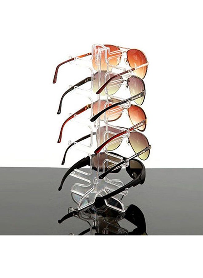 OUTAD 5 Layer Sunglasses And Eyeglass Display Stand Clear 310x160x160mm - Image 4