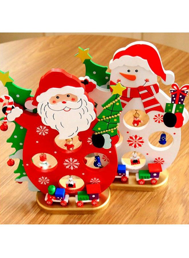 OUTAD Snowman Table Desktop Christmas Ornament Multicolour - Image 2