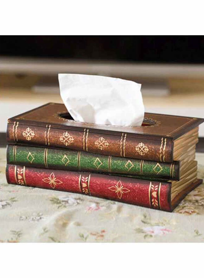 Sharpdo Vintage Book Design Decorative Tissue Holder Multicolour  - Image 4