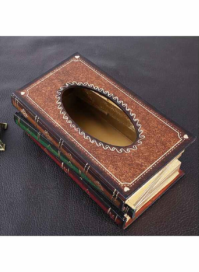 Sharpdo Vintage Book Design Decorative Tissue Holder Multicolour  - Image 5