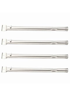 4-Piece Pipe Burner Set Silver