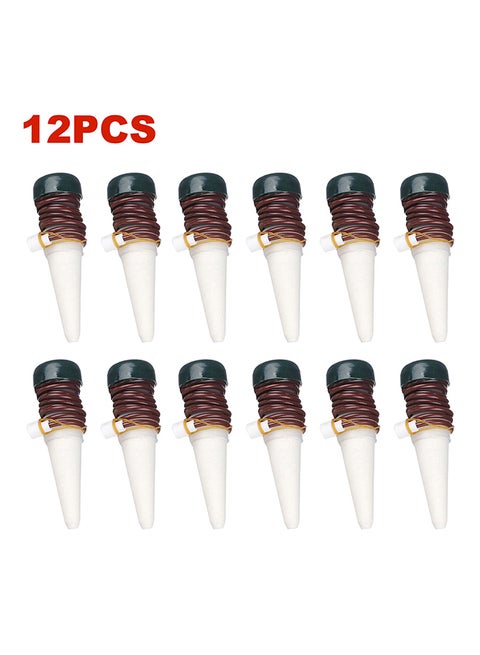 12-Piece Automatic Plant Watering Stakes Set Multicolour
