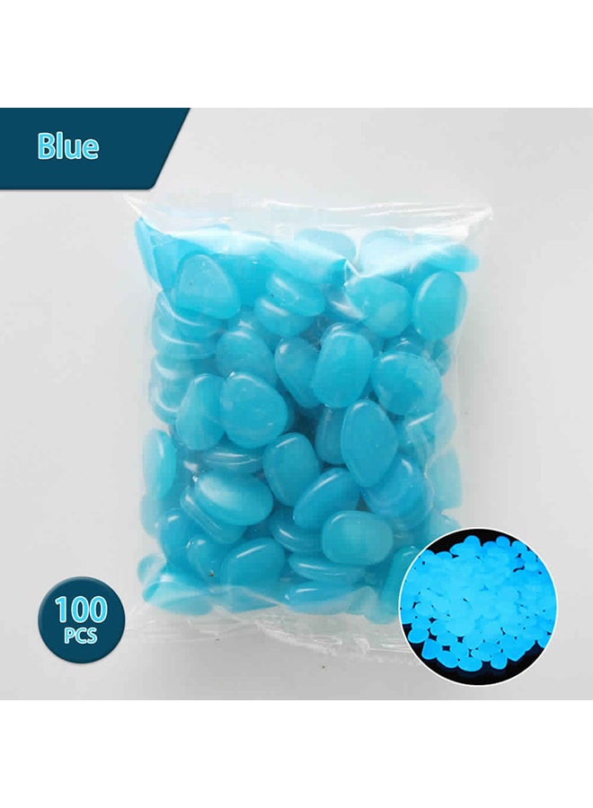 Generic 100-Piece Glowing Stones Blue 