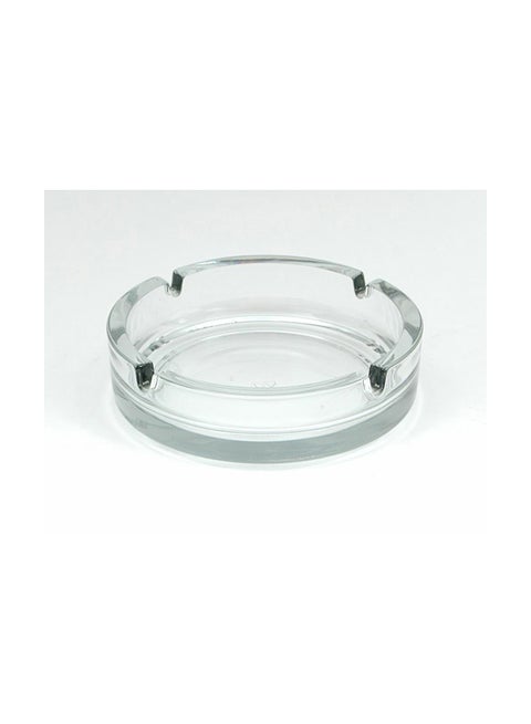 Round Shaped Ashtray Clear 11cm