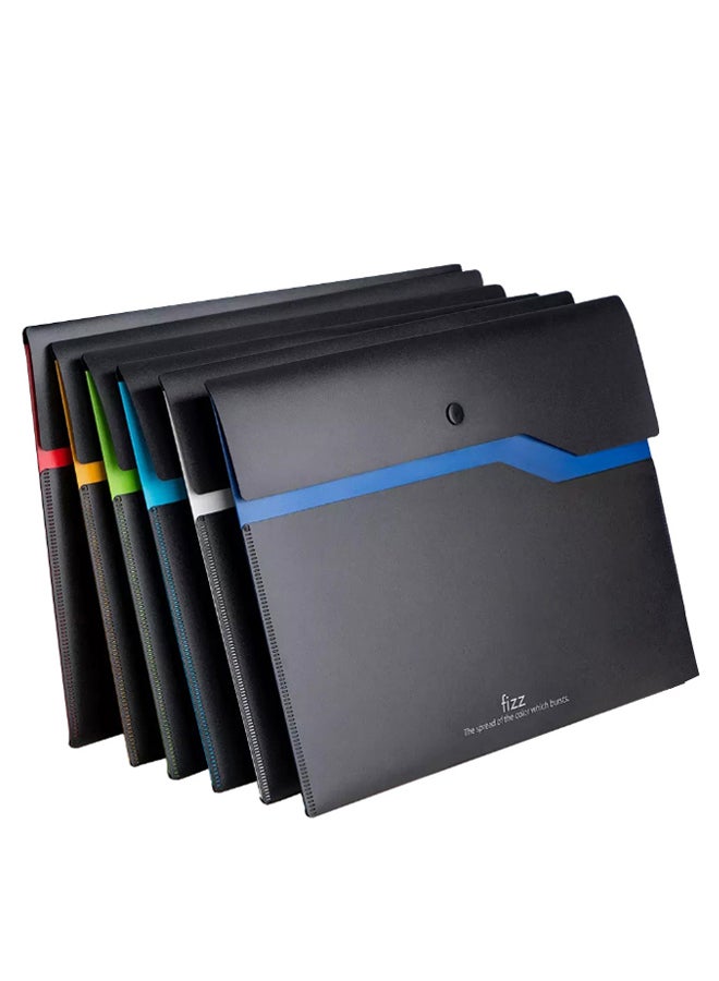 Fizz - 6-Piece Double Layer Youpin A4 File Holder Organizer Set Multicolour - Image 1