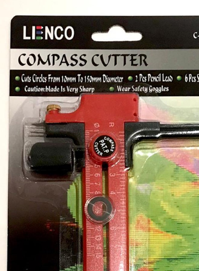 Cut Circle Compass Cutter Red/Black - v1594996083/N39210476A_2