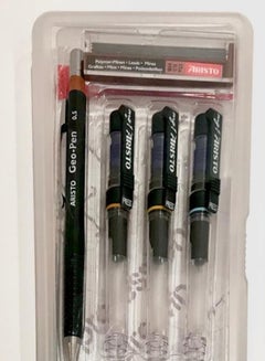 Aristo 5-Piece Technical Drawing Pen Set Black  - Image 2