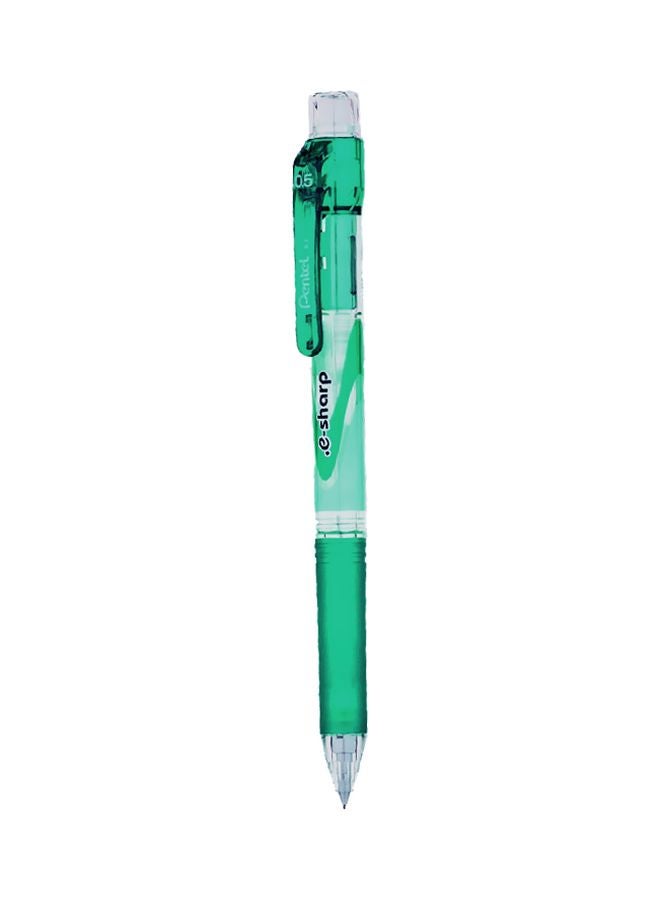 12-Piece E-Sharp Mechanical Pencil Set Green/Clear