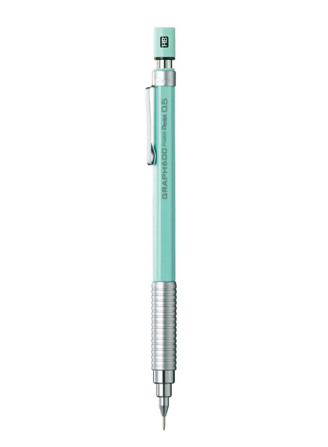Pentel - Graph 600 Mechanical Pencil Green/Silver - Image 1