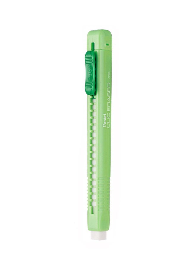 Pentel Clic Eraser Grip Green/White 