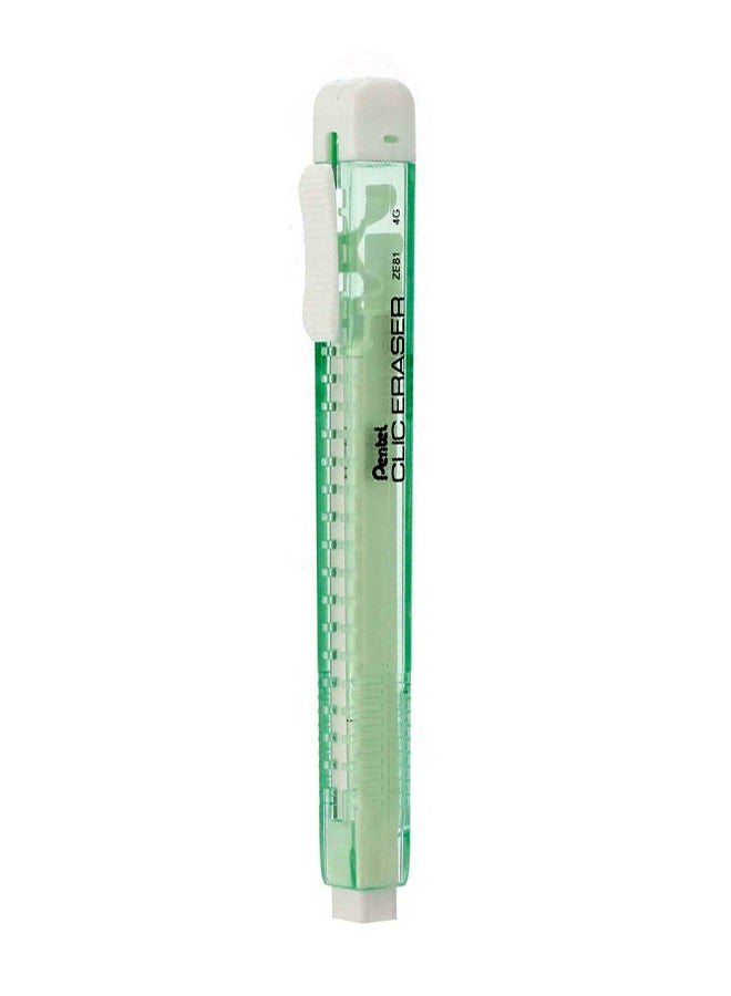Pentel Clic Eraser Grip Green/White 