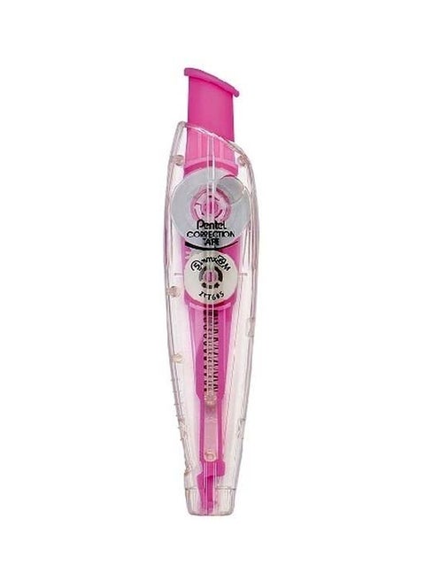 Retractable Correction Tape Pink/Silver