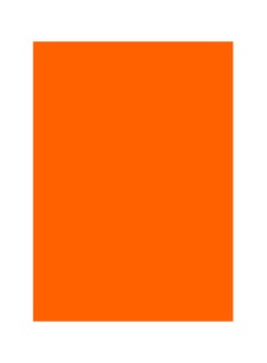 Funbo Pack Of 5 Double Sided Coloured Foam Board Orange 