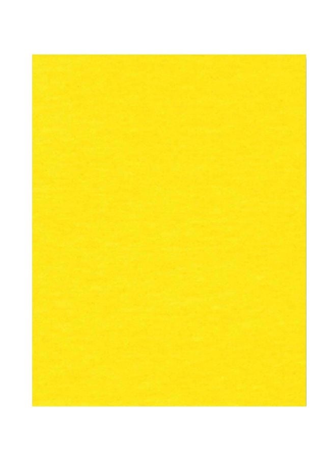 Funbo - Pack Of 5 Double Sided Coloured Foam Board Yellow - Image 1