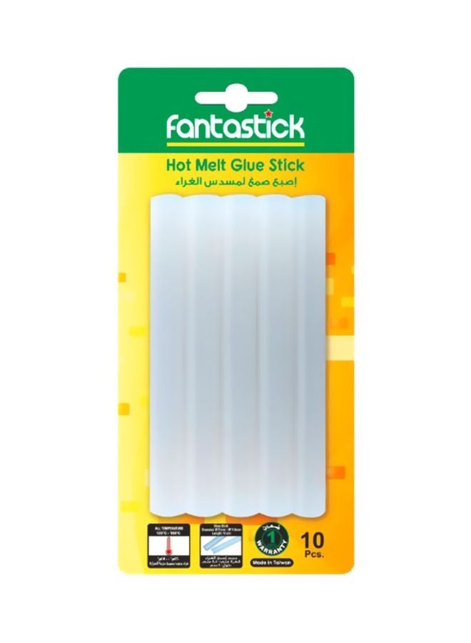 Fantastick - 10-Piece Thick Hot Melt Glue Stick Set White - Image 1