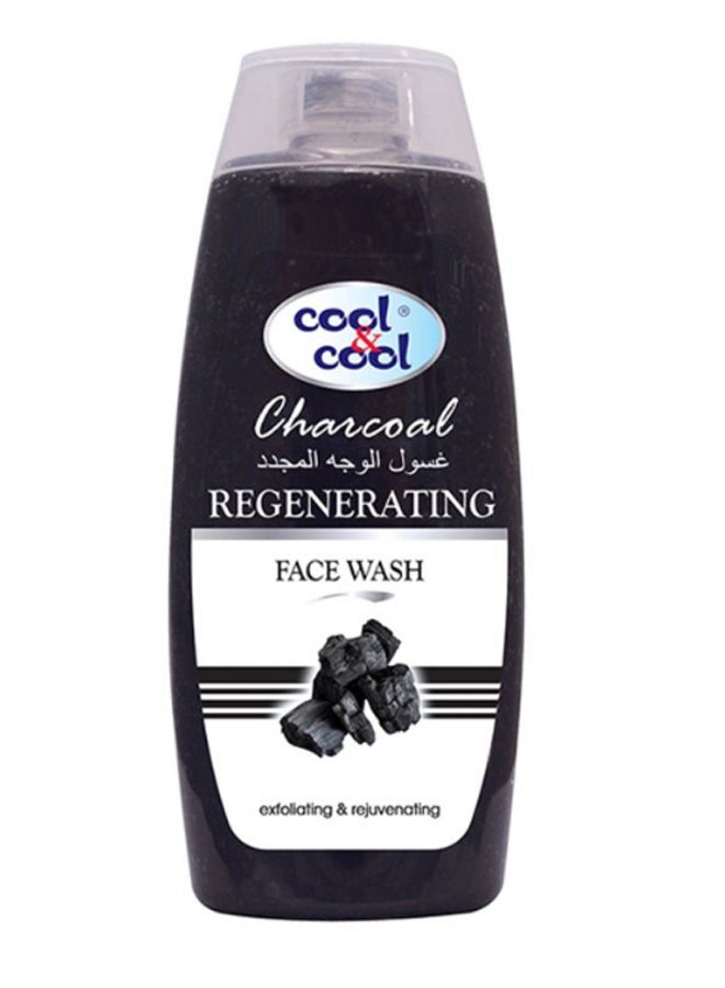 Regenerating Charcoal Face Wash, 200ml x 2 Black 200ml