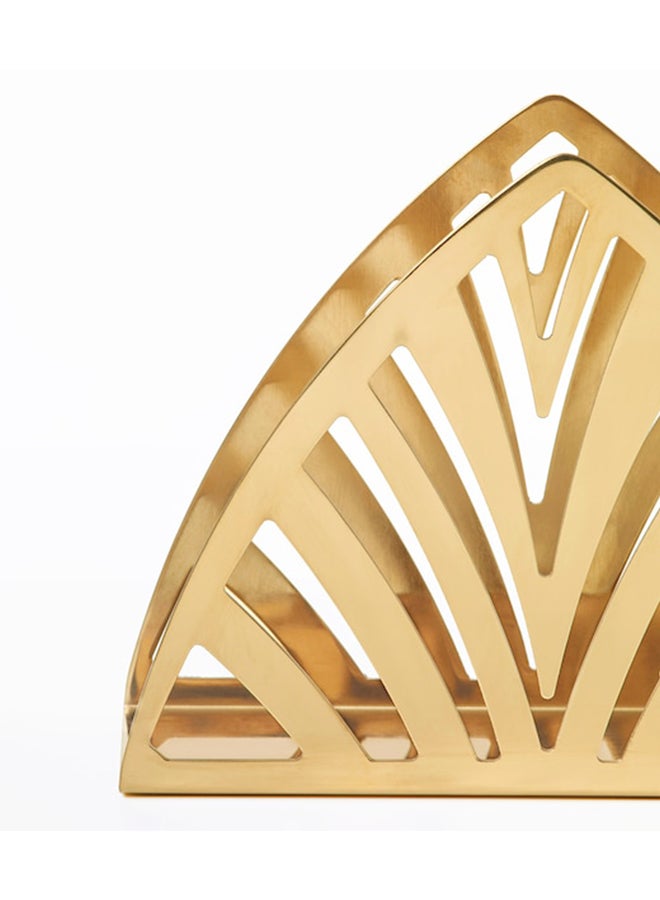 LANNY Stainless Steel Napkin Holder Gold 0.36kg  - Image 3