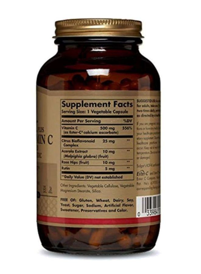 Solgar Ester-C Plus Vitamina C - 250 Vegetable Capsules  - Image 2