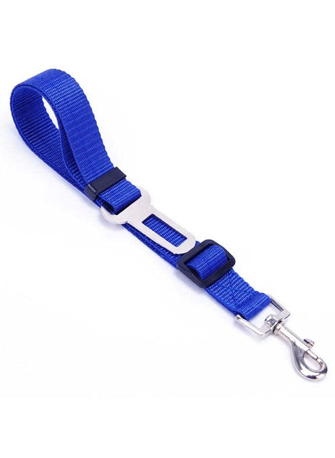 Car Traction Dog Safety Leashes Blue/Silver/Black
