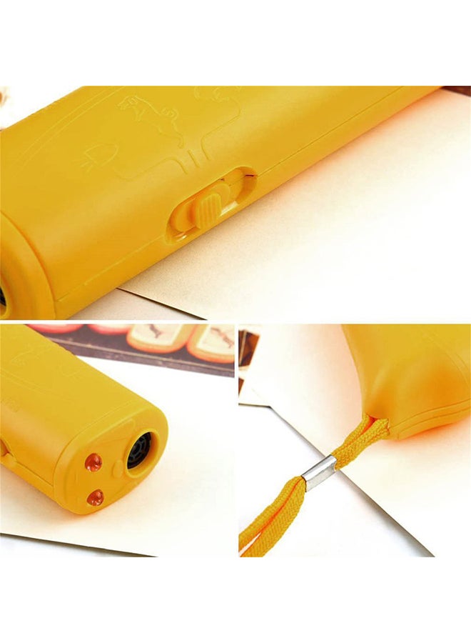Ultrasonic LED Dog Repeller Trainer Brown - Image 2