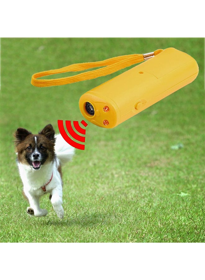 Ultrasonic LED Dog Repeller Trainer Brown - Image 3