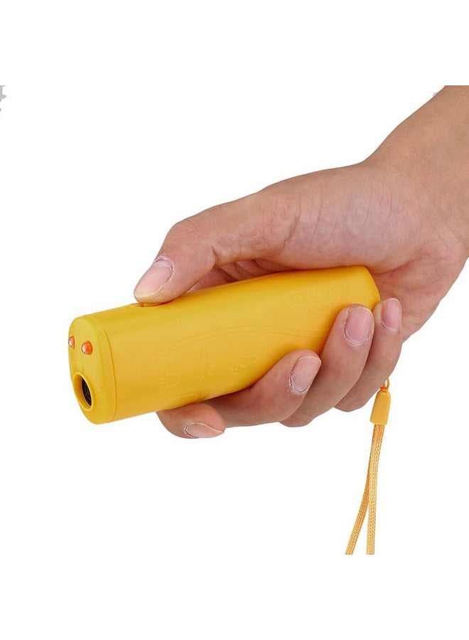 Ultrasonic LED Dog Repeller Trainer Brown - Image 4