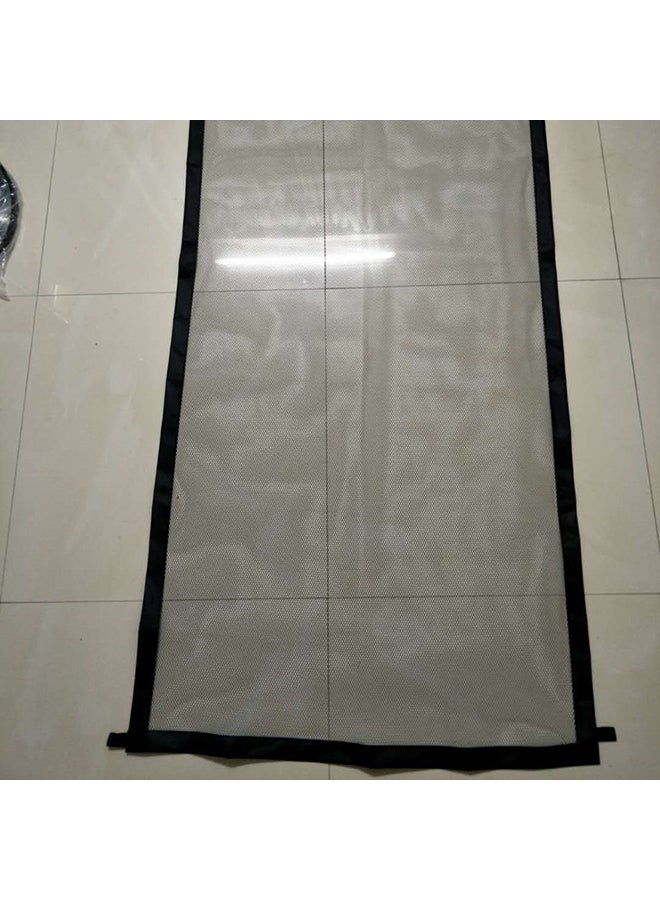 Generic Portable Foldable Pet Isolation Fence Black/Silver/White 110 x 72cm  - Image 2