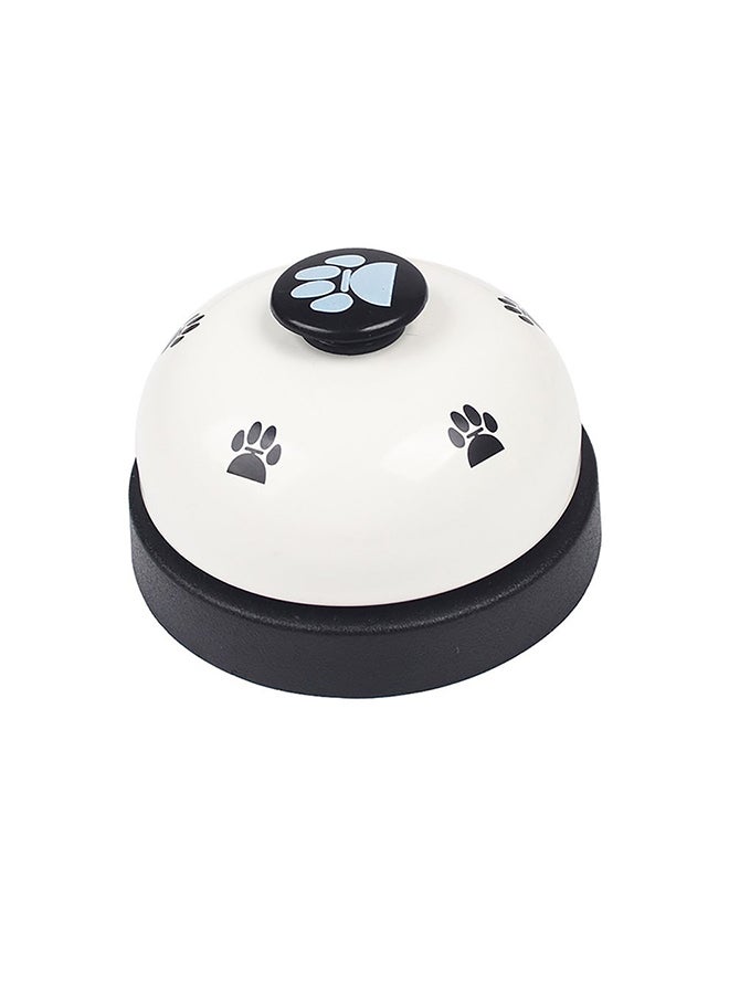 Generic - Dog Bell Called Fun To Press Training Toy White/Black 7.2 x 5cm - Image 1