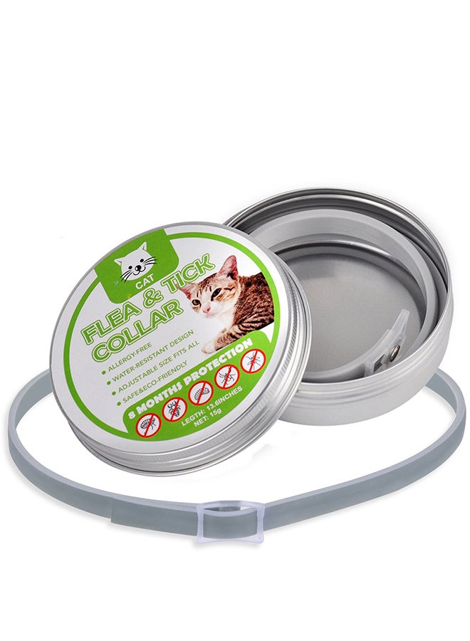 Anti Flea Ticks Pet Repelling Collar Grey