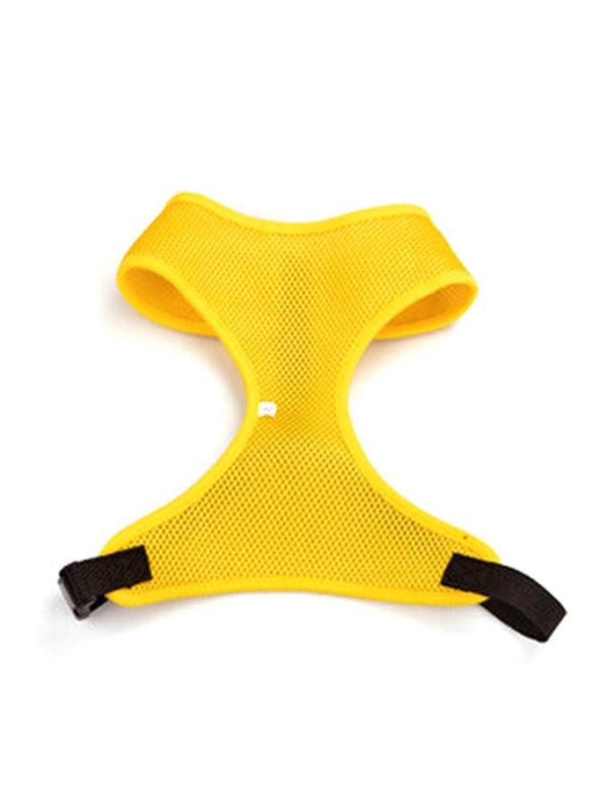 Adjustable Dog Harness Yellow/Black 50cm