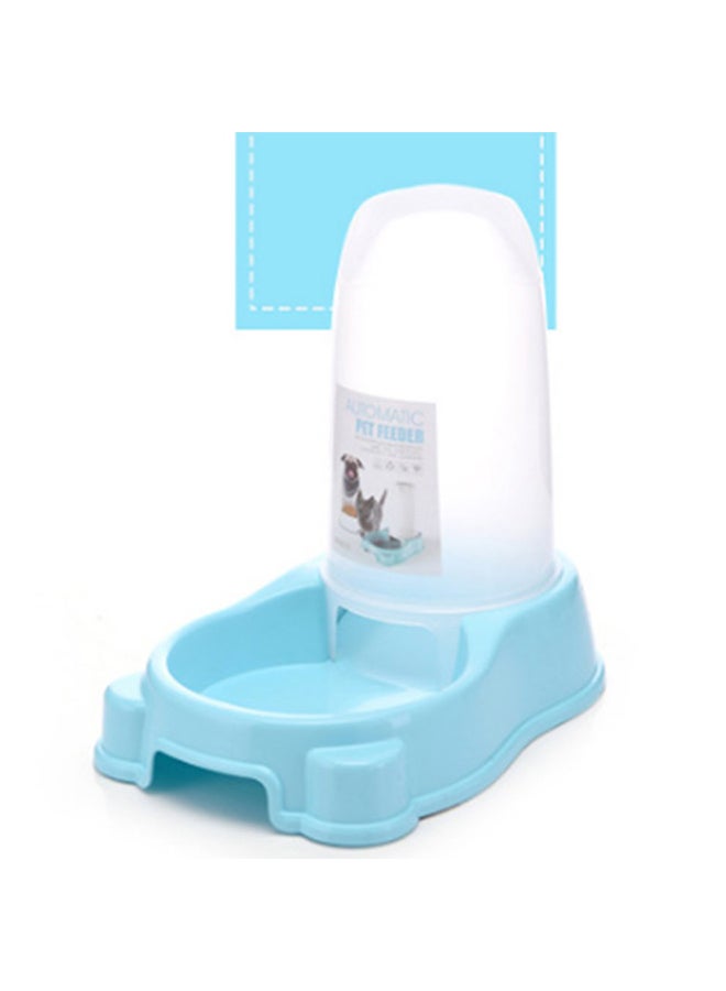 Generic Automatic Pet Drinking Fountain Blue/White 