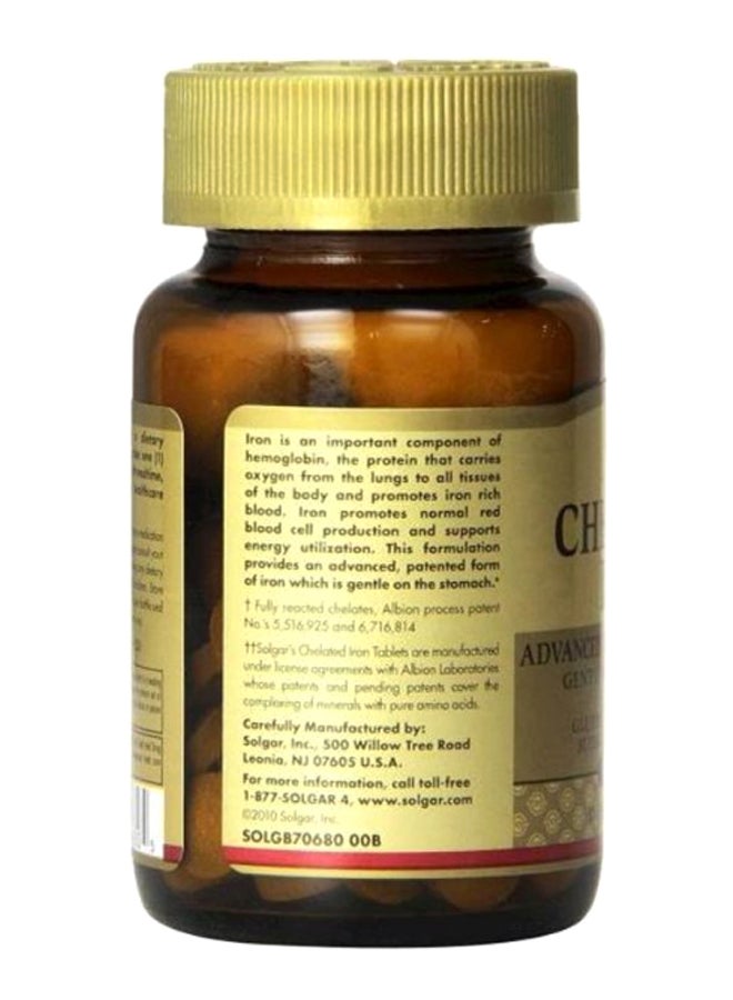 Solgar Chelated Iron - 100 Tablets - Image 2