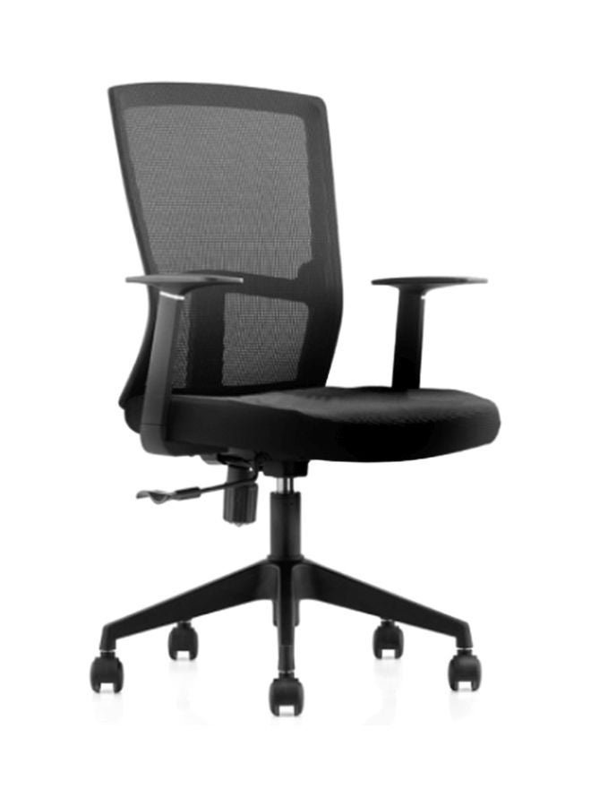 Neo Front Office Desk Chair Black 61.5x50x102centimeter  - Image 4
